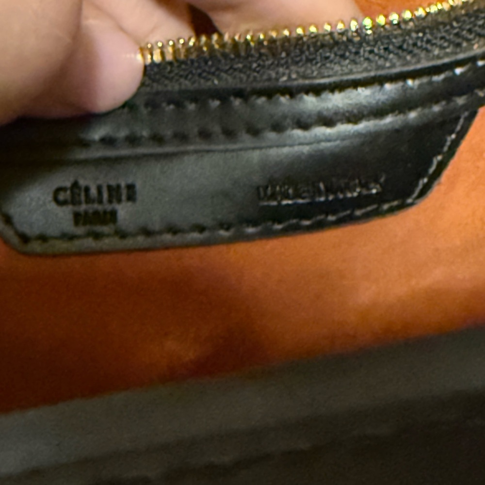 NWOT Gorgeous Celine Orange & Red Purse - Picture 8 of 9